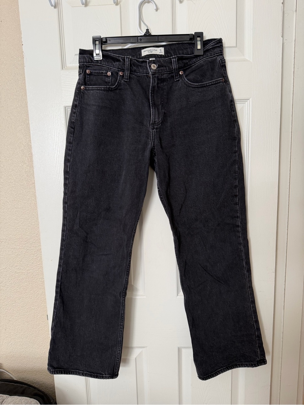Abercrombie & Fitch Black Straight Jeans